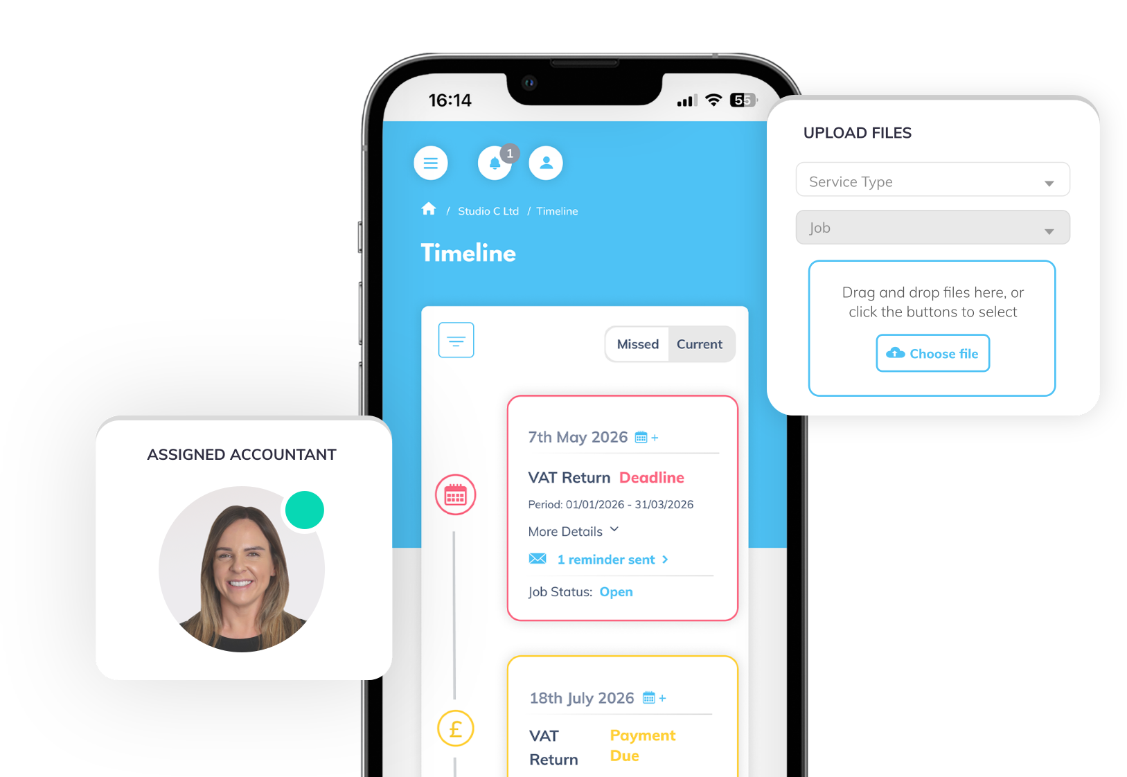 Client Hub Phone Popups